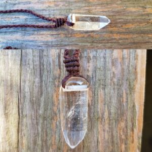 Collier Cristal de roche (quartz)
