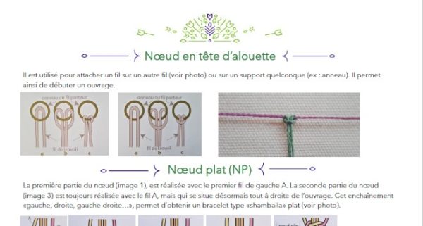 Les nœuds de base du macramé – Image 2
